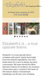 Mobile Screenshot of elizabethsbistro.com